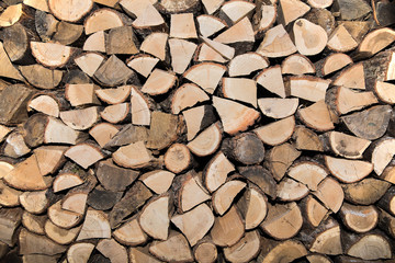 Firewood. Fuel. Wood. Natural. Raw 