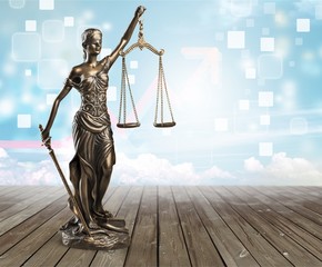 Justice concept advocate antique arbitration background balance