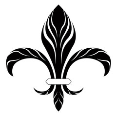 Fleur de lys symbol. Vector illustration design