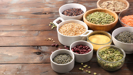 selection of vegetarian food