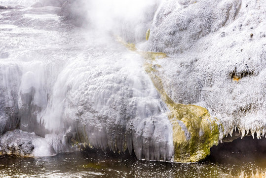 Volcanic activity of Pohutu Geyser at Te Puia, Rotorua, Whakarewarewa, New Zealand