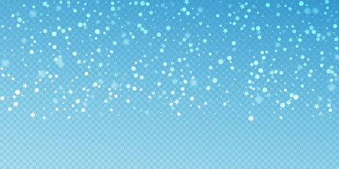 Magic stars random Christmas background. Subtle fl