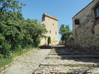 Châteauneuf-du-Pape – Ruine der ehemaligen päpstlichen Sommerresidenz 
