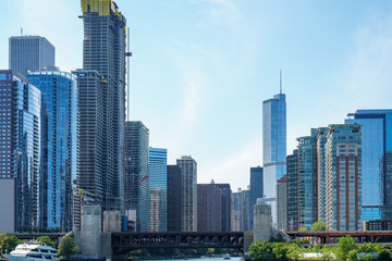 Obraz premium canal view in Chicago