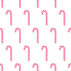 sweet isolated on white background. Christmas lollipop. Vector illustration. Seemless lollipop pattern.