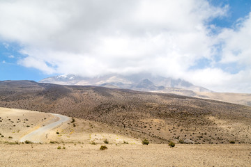 Paysage montagne volcan Chimborazo Equateur