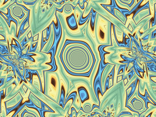 Beautiful abstract background for art projects, cards, business, posters. 3D illustration, computer-generated fractal