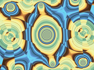 Fototapeta premium Beautiful abstract background for art projects, cards, business, posters. 3D illustration, computer-generated fractal