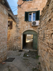 Street in the old town of Supetar