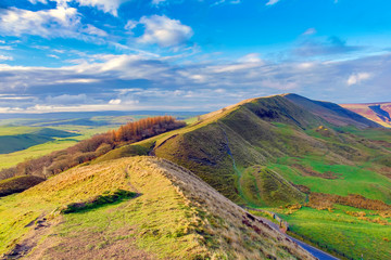 views from the great ridge, Castleton, Derbyshire