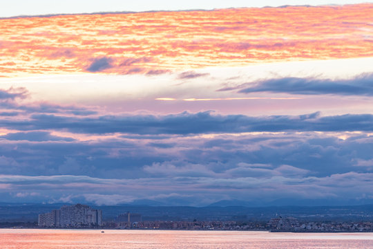 Coucher de soleil Rosas