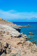 Cala Mica Creek in Minorca, Spain.