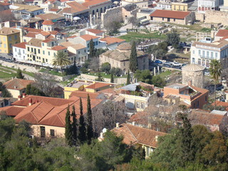 Views of Greece, inner city life and nature