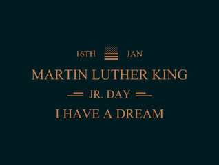 Vector illustration for Martin Luther King Day