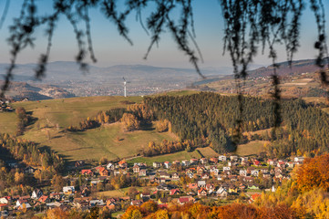 Jesień w Beskidzie Sądeckim ,ryterskie krajobrazy. © Adam Olszowski