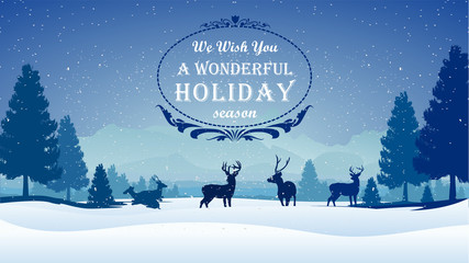 Christmas Winter Background © AryanRaj