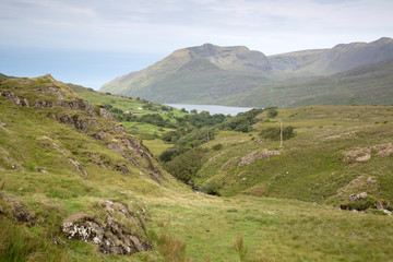 Fototapeta na wymiar Landscape near Killary Fjord; Connemara