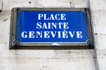 place sainte Geneviève; Paris; France