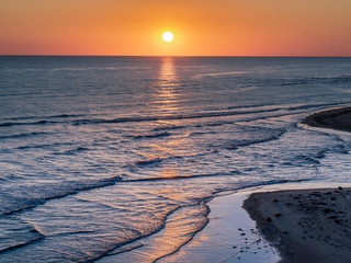 Sunrise over the sea