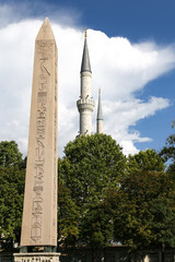 Obraz premium Obelisk of Theodosius in Istanbul City