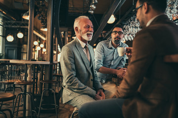 Relaxing at the pub after successful week