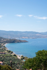Fototapeta na wymiar view of the bay of Lesvos