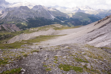 Besteigung des Piz Daint vom Ofenpass, vorbei am Il Jalet über den Westgrad auf den Gipfel (2968m)...