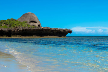 Strandbungalow, Insel in Kenia