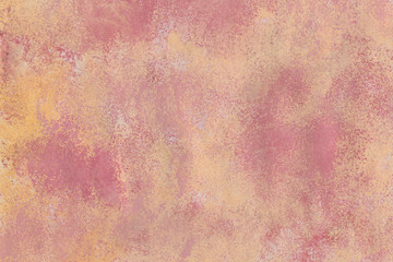 Acrylic colorful abstract background with waves and strokes on white paper background. Trendy look. Chaotic abstract organic design.