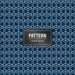 Geometric pattern background. Minimal and modern blue background