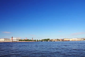 Blue sky over Saint Petersburg