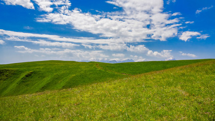 Fototapeta premium View on snow peaks