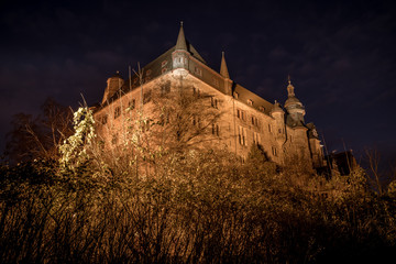 zamek w Marburgu (Niemcy) zjęcia nocne © Henryk Niestrój