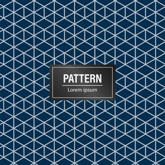 Geometric pattern background. Minimal and modern blue background