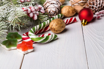 Image with christmas sweets.