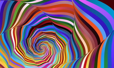 Beautiful abstract background for art projects, cards, business, posters. 3D illustration, computer-generated fractal