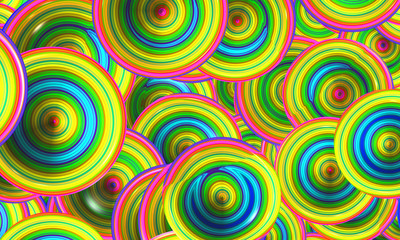 Beautiful abstract background for art projects, cards, business, posters. 3D illustration, computer-generated fractal