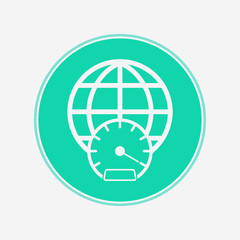 High speed internet vector icon sign symbol