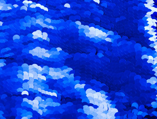 Blue festive abstract background. Good for disco, party, christmas.