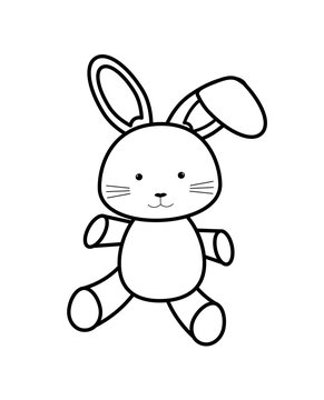 cute bunny baby toy
