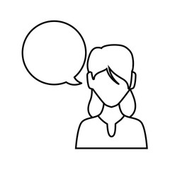 beautiful woman avatar character