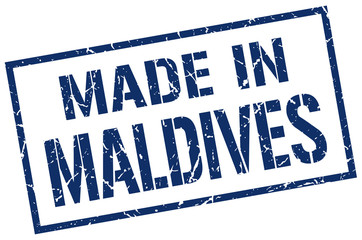 made in Maldives stamp