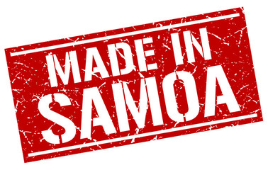 made in Samoa stamp