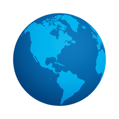 world planet earth space icon