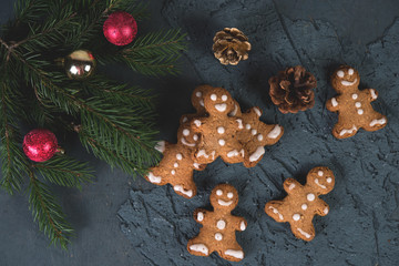 Christmas cookies gingerbread men