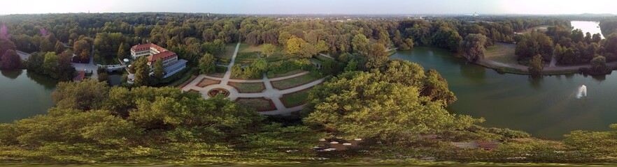 Panorama over Schloss Berge, Gelsenkirchen, Germany