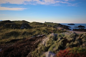 landscape, sea, sky, nature, beach, coast, mountain, ocean, water, sunset, clouds, blue, lake, view, rock, coastline, cliff, travel, hill, summer, rocks, panorama, mountains, island