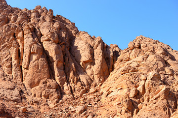 Fototapeta premium View of Sinai mountains in Egypt