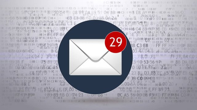 Many emails delivered. Spam attacks. 1