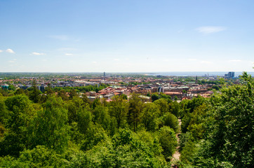 Obraz premium Halmstad city in the summer